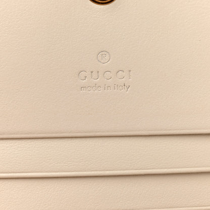 Gucci Calfskin Matelasse GG Marmont Mini Wallet On Chain Beige 5 of 6