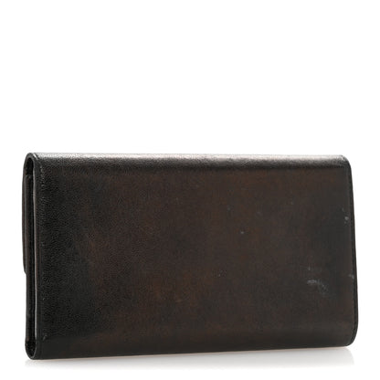 Chanel Calfskin CC Flap Wallet Gris Fonce 3 of 10