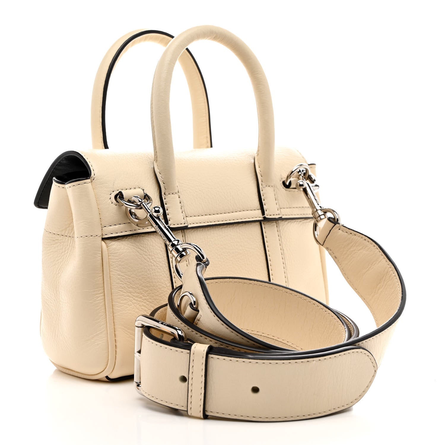 Mulberry Classic Grain Mini Bayswater White 3 of 13