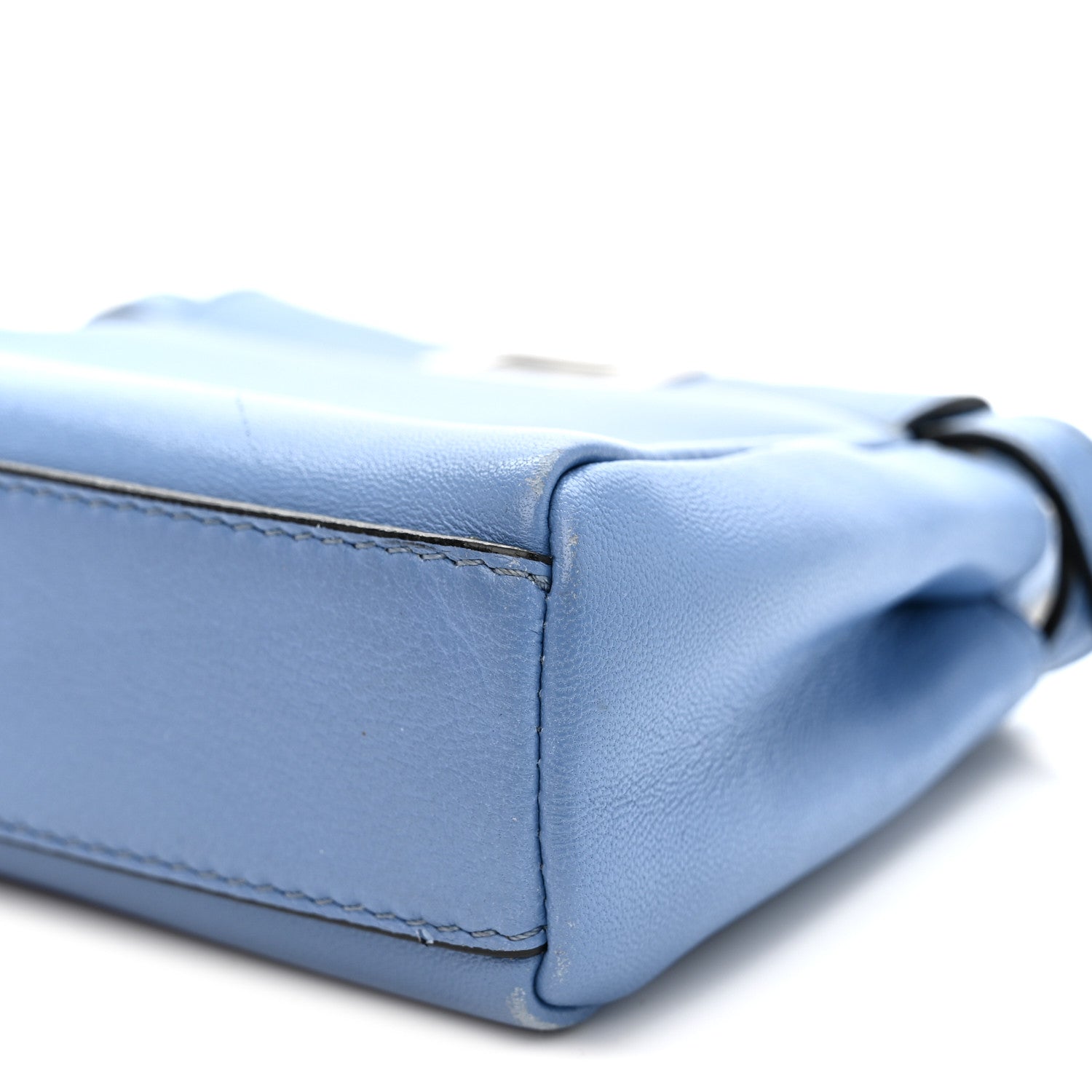 Fendi Nappa Micro Peekaboo Iconic Satchel Nebula 11 of 12