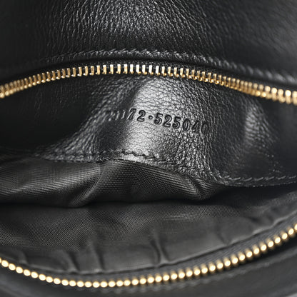 Gucci Roxy Calfskin Web Medium Studded Blondie Shoulder Flap Bag Black 7 of 10