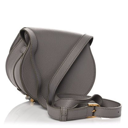 Chloe Calfskin Mini Marcie Round Crossbody Bag Cashmere Grey 3 of 11