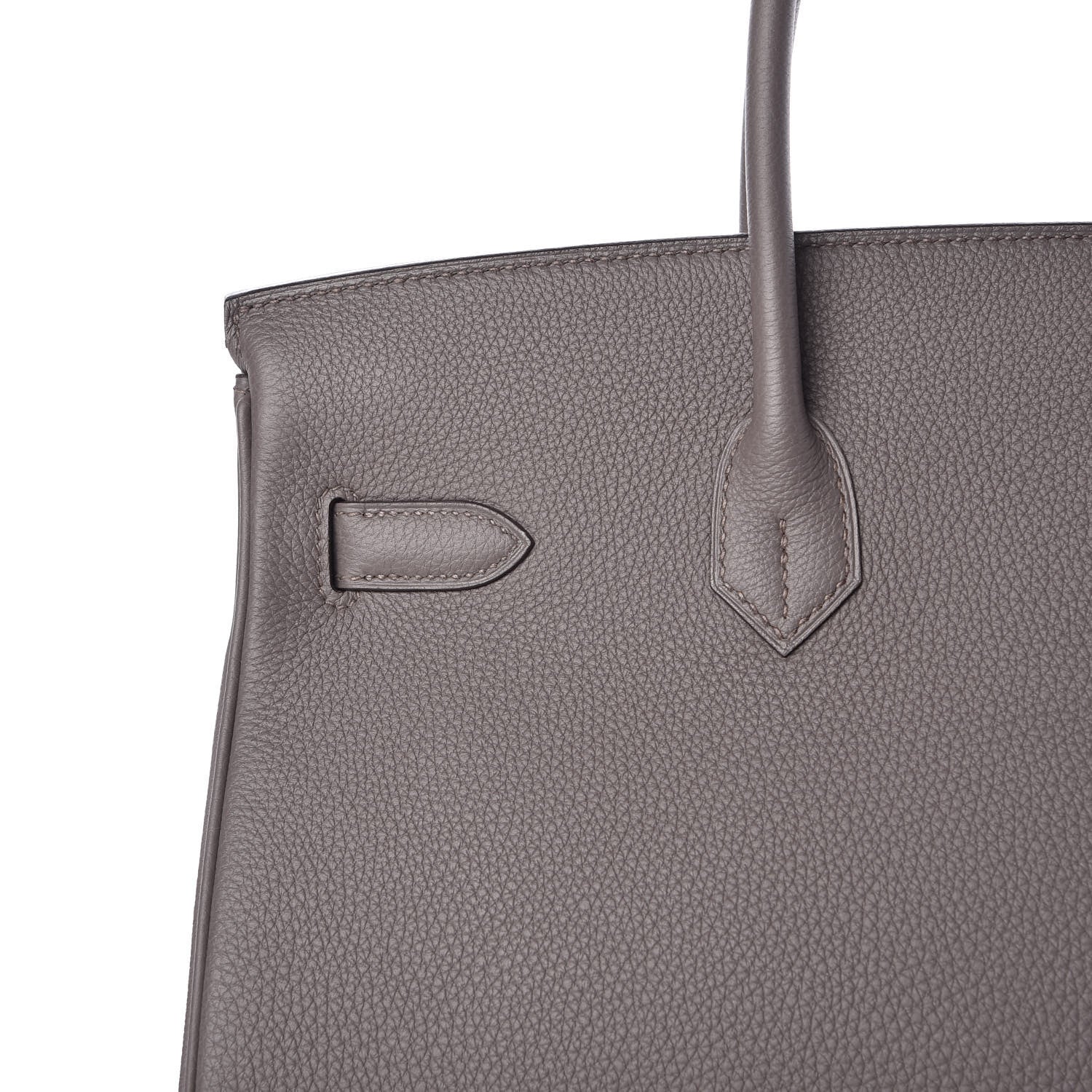 Hermes Togo Birkin 35 Etain 33 of 37