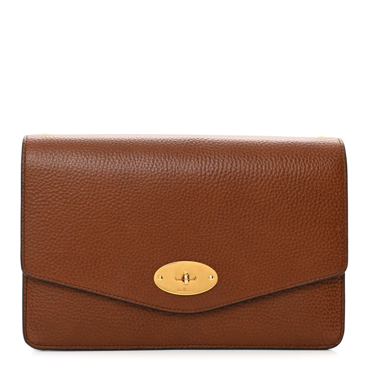 Mulberry Small Classic Grain Calfskin Medium Darley Oak 1 of 12