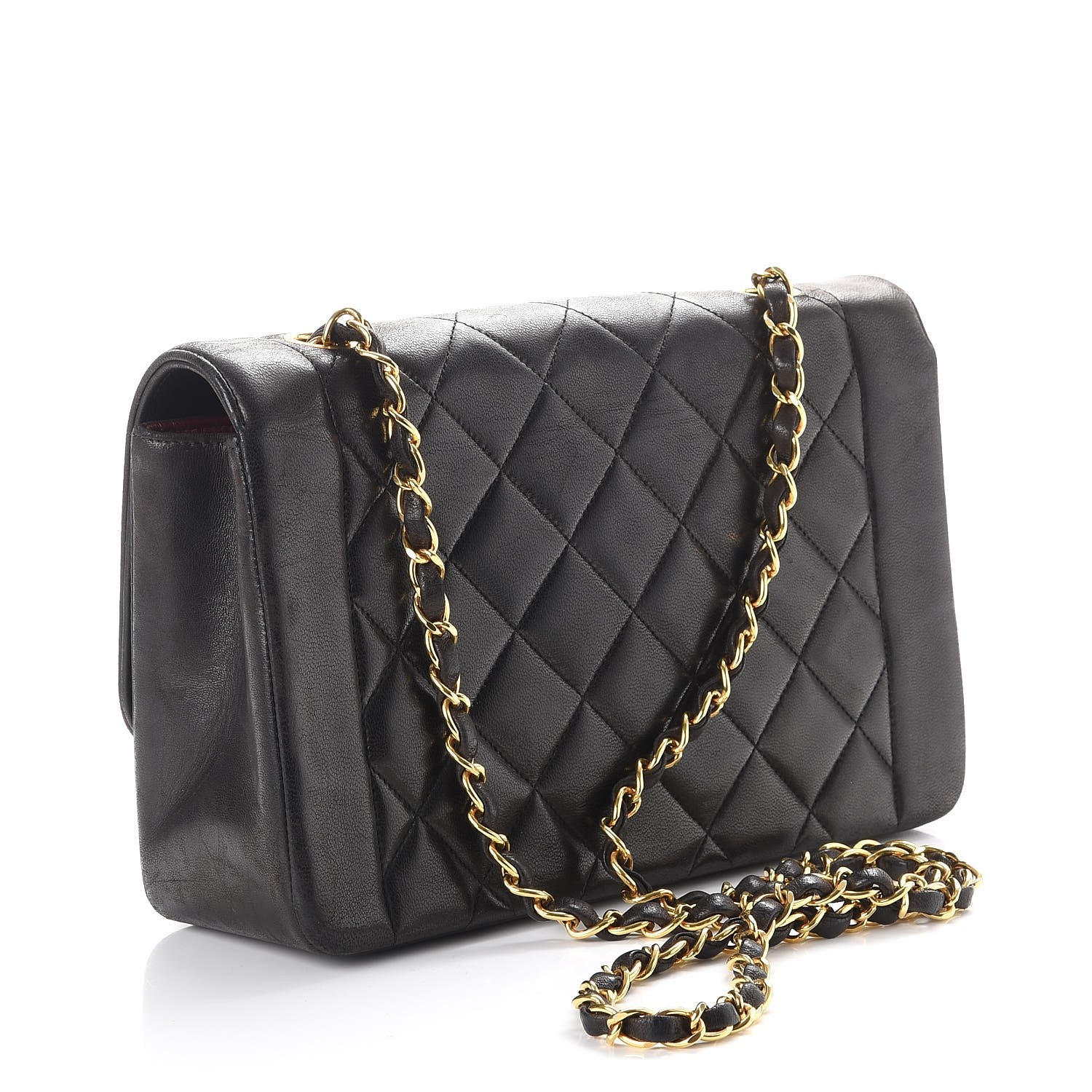Chanel Lambskin Quilted Medium Single Flap Black 3 of 10