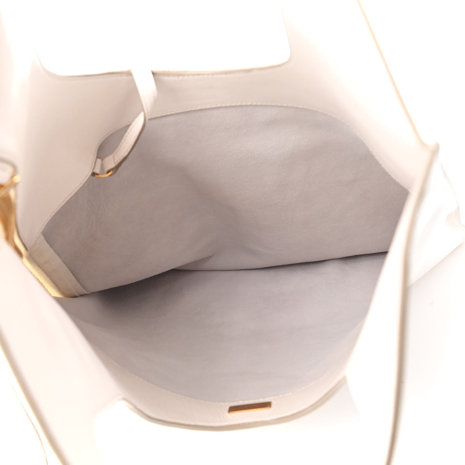 Tom Ford Ramskin Large Alix Padlock Zip Shoulder Bag White 6 of 12