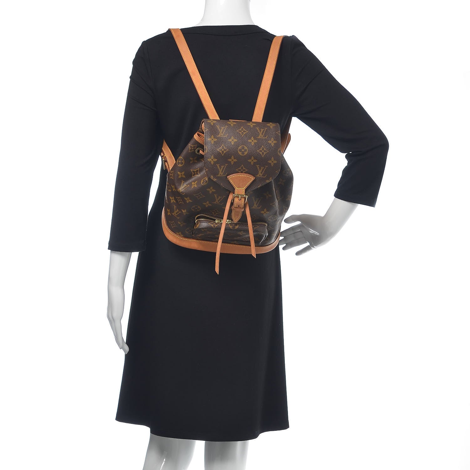 Louis Vuitton Monogram Montsouris MM Backpack 2 of 14
