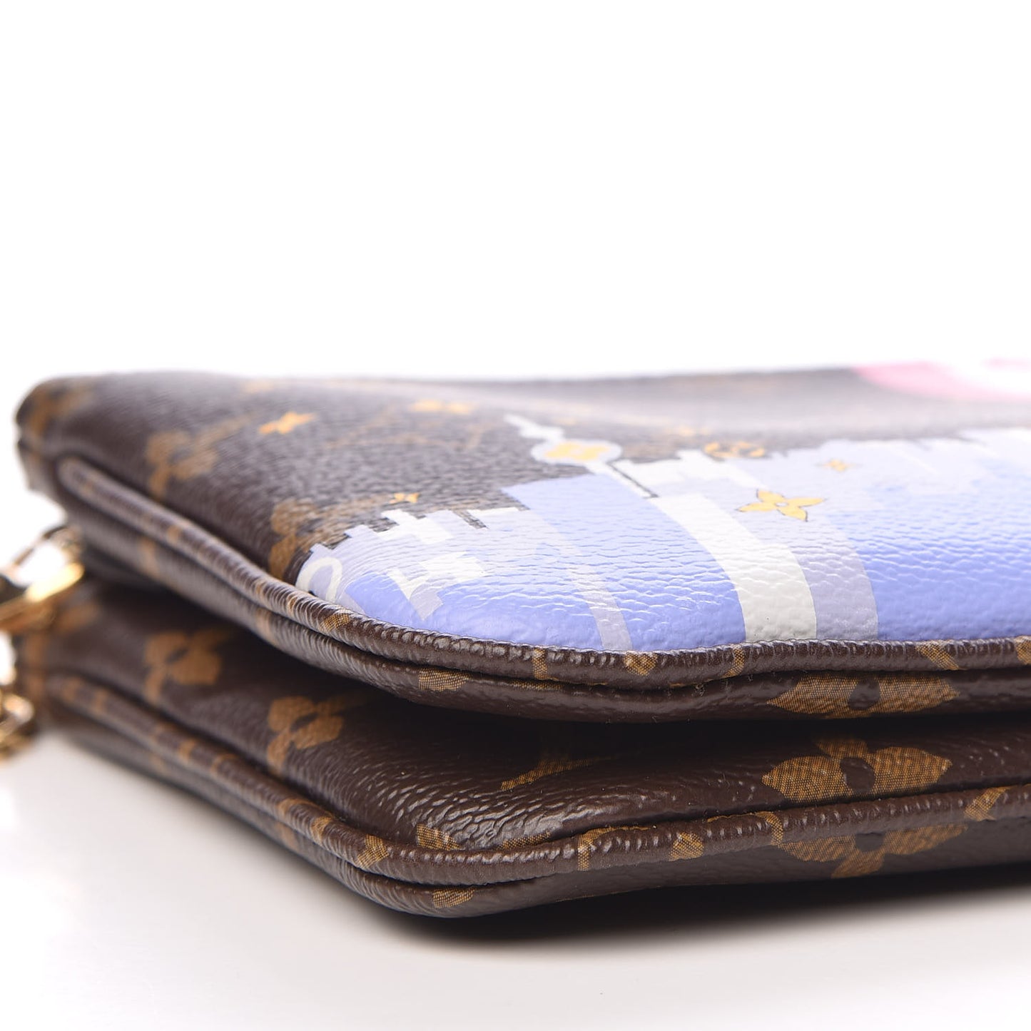 Monogram 2019 Christmas Animation Double Zip Pochette