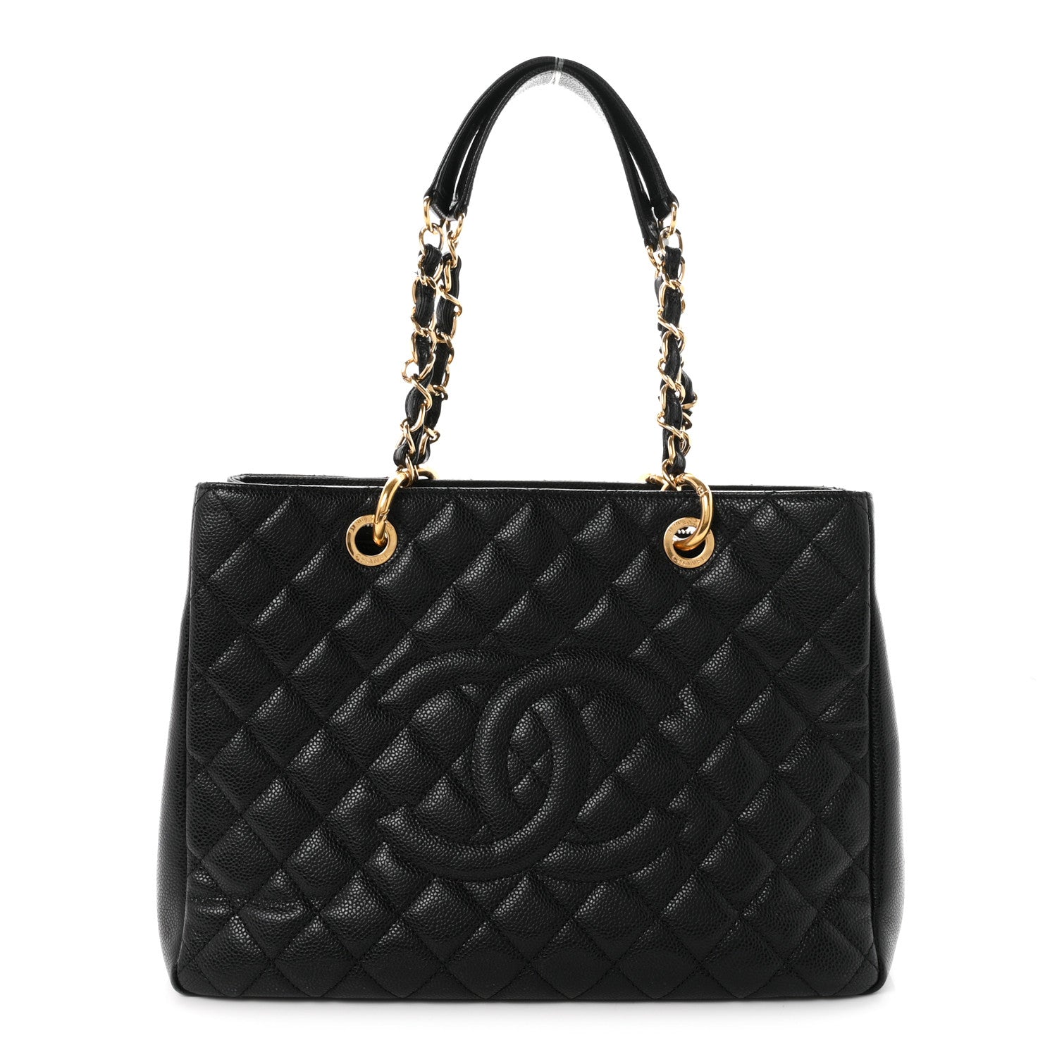 Chanel Caviar Quilted Grand Shopping Tote GST Black 1 of 11