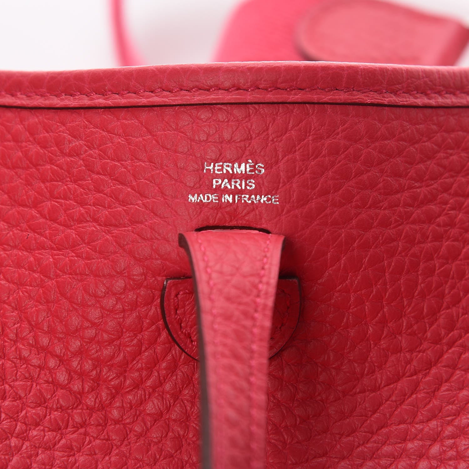 Hermes Taurillon Clemence Evelyne TPM Rose Extreme 6 of 9