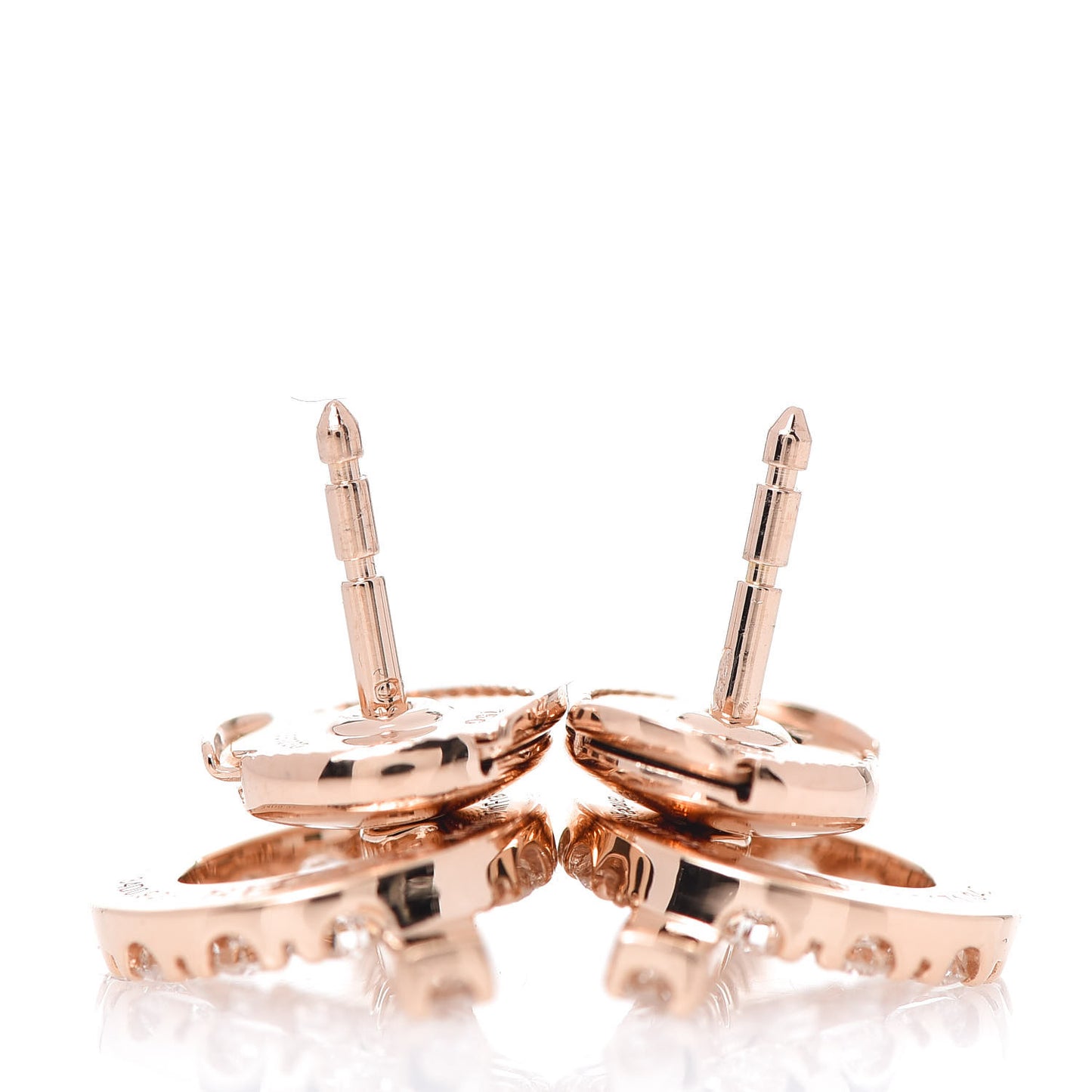 18K Rose Gold Diamond Finesse Earrings