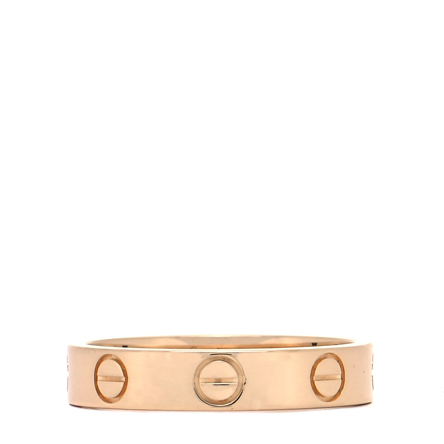 Cartier 18K Yellow Gold 3.5mm LOVE Wedding Band Ring 50 5.25 3 of 5