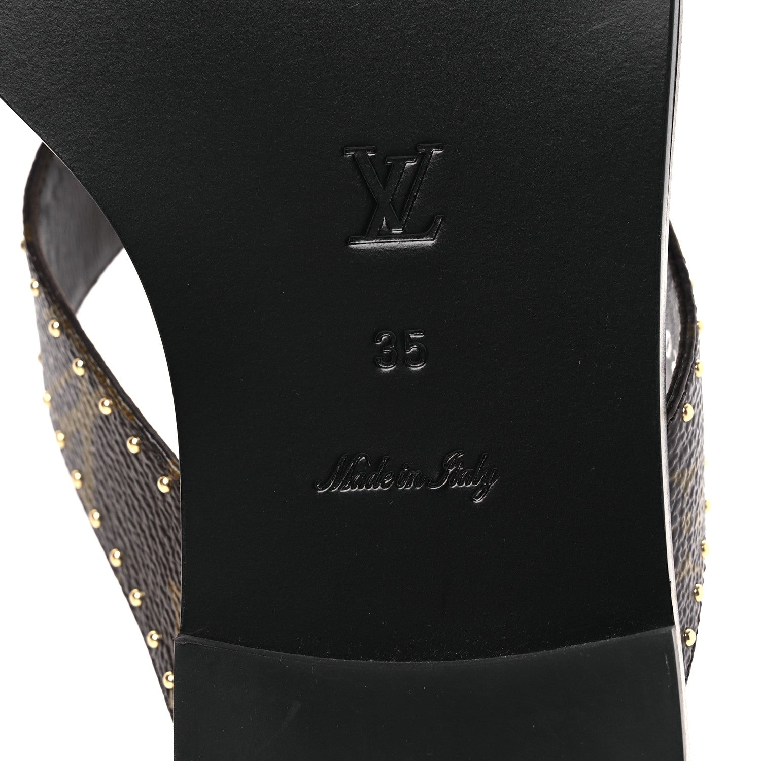 Louis Vuitton Monogram Sunny Flat Thong Sandals 35 Brown 8 of 11