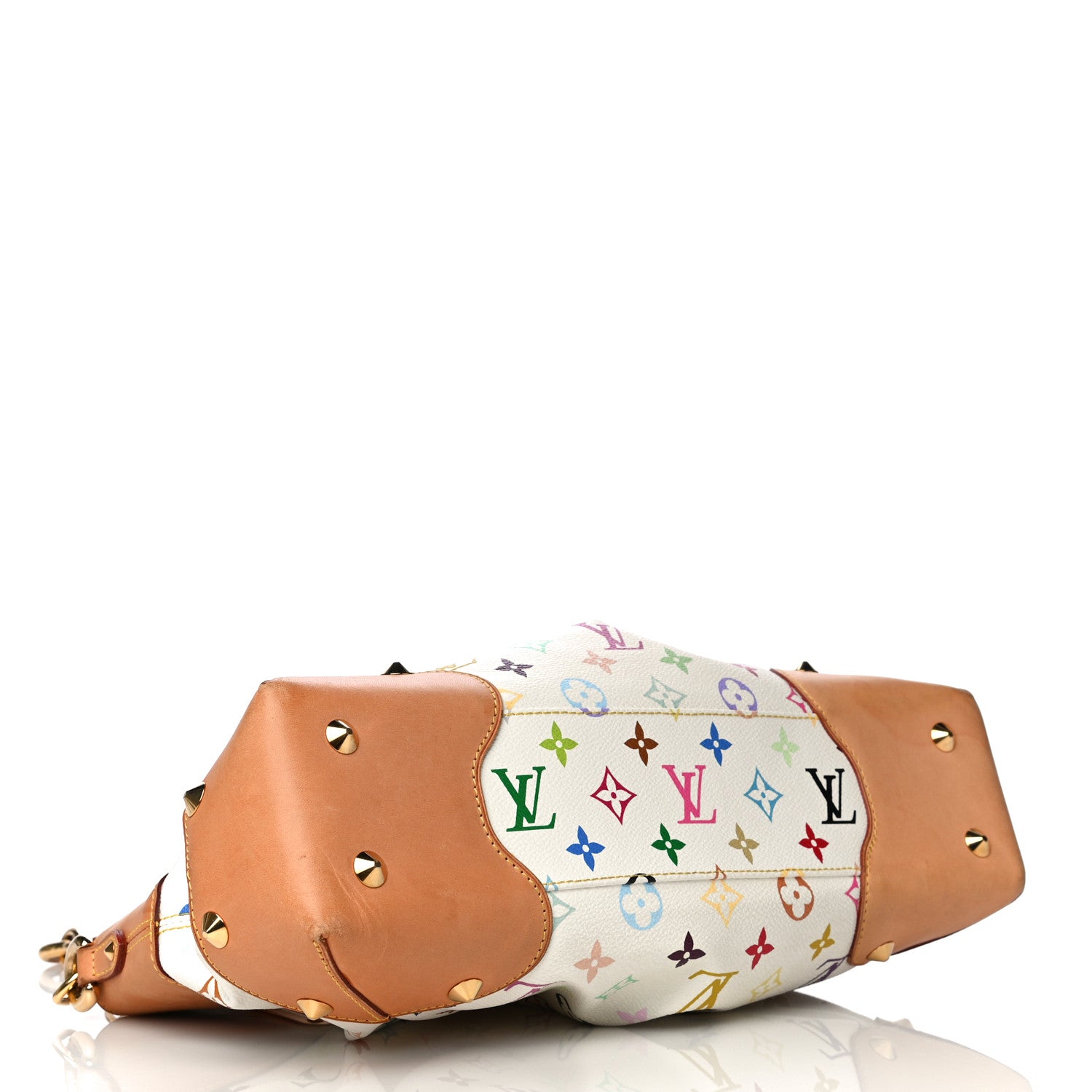 Louis Vuitton Monogram Multicolor Judy MM White 4 of 11