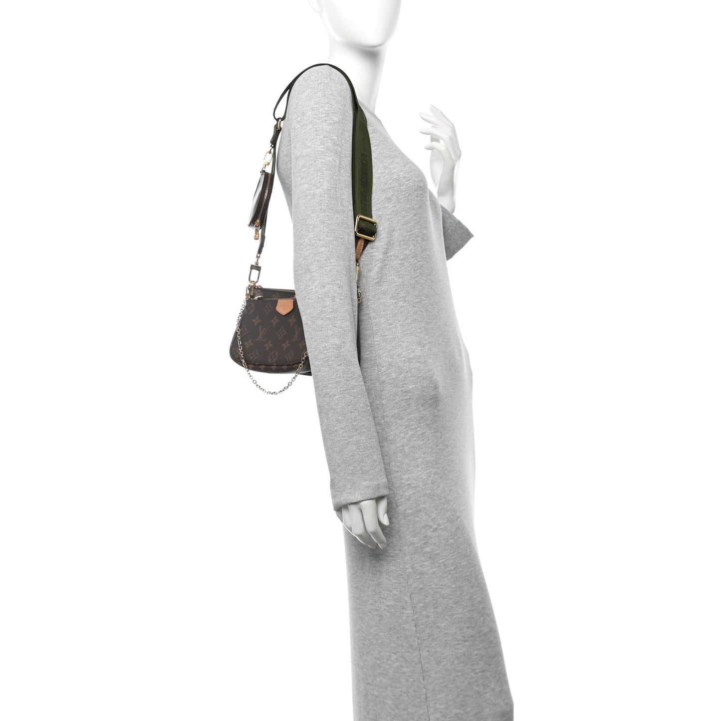 Monogram Multi Pochette Accessories Kaki