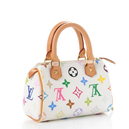 Louis Vuitton Monogram Multicolor Mini Sac HL Speedy White 3 of 10