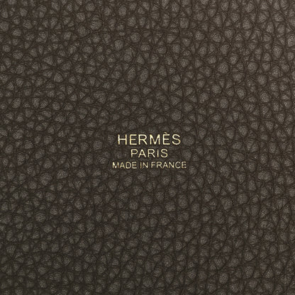Hermes Taurillon Clemence Picotin Lock 18 PM Etoupe 6 of 12