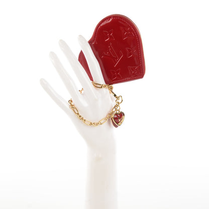 Louis Vuitton Vernis Coeur Heart Coin Purse Pomme D'Amour 2 of 7