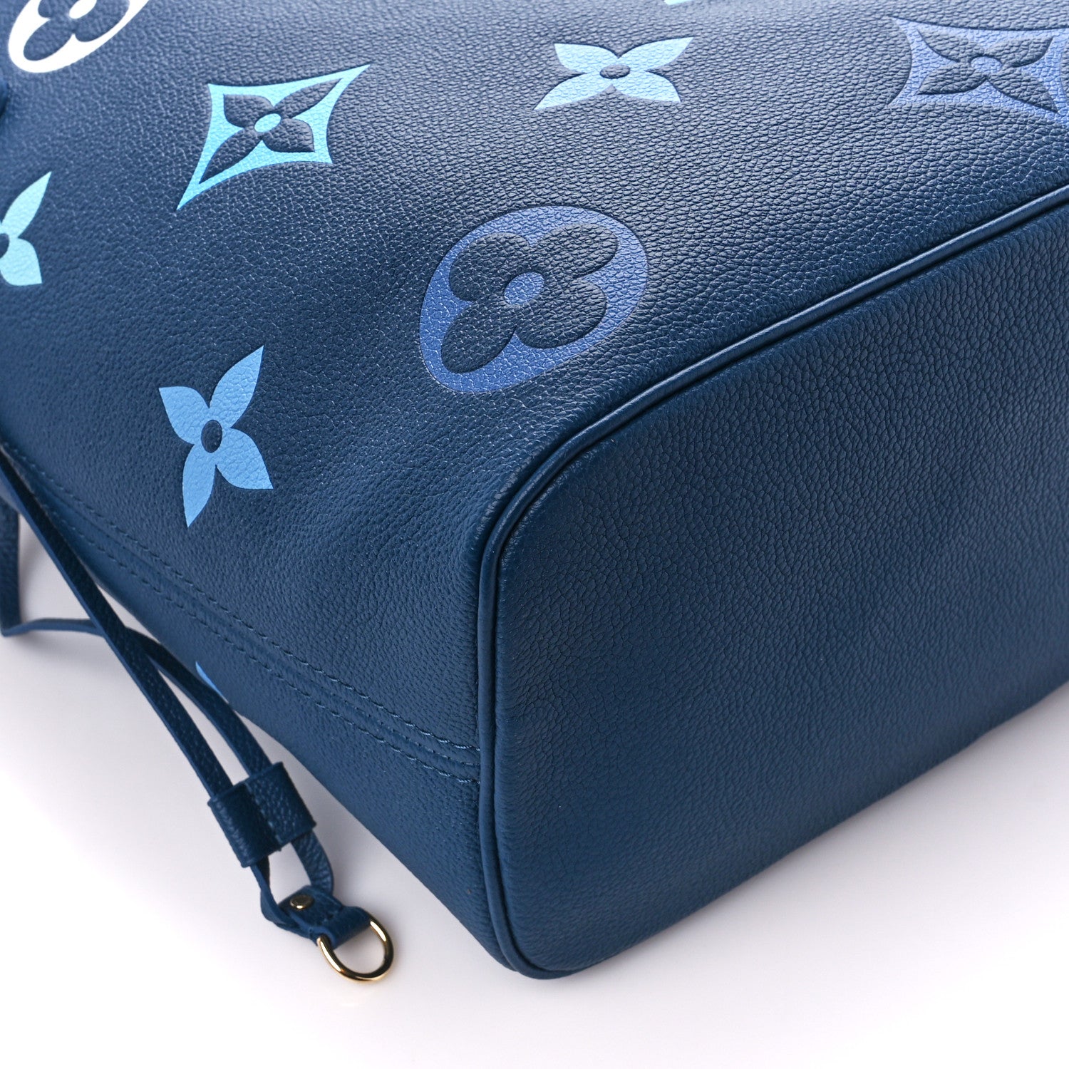 Louis Vuitton Empreinte Monogram Giant Neverfull MM Degrade Bleu 11 of 14