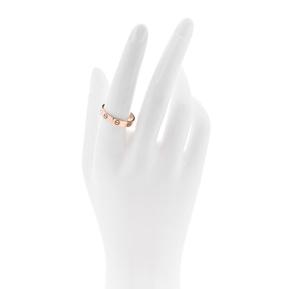 Cartier 18K Pink Gold 3.5mm LOVE Wedding Band Ring 58 8.25 2 of 5