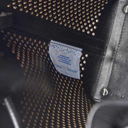 Proenza Schouler Calfskin Perforated Small Bucket Bag Black 9 of 13