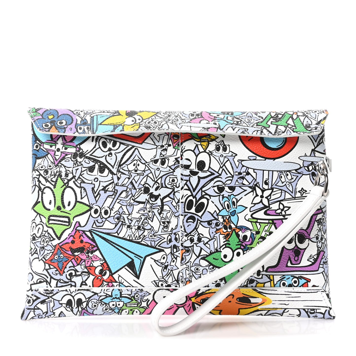 Monogram Comics Trio Envelope Pouch Multicolor