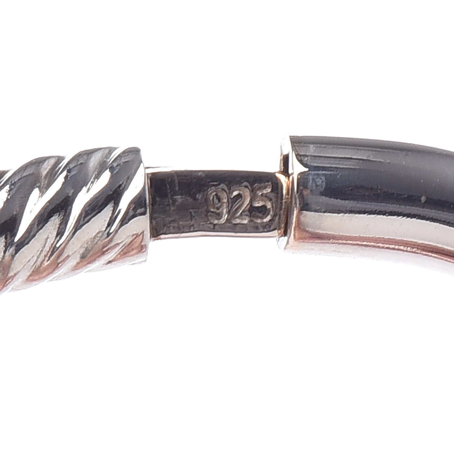 David Yurman Sterling Silver Narrow Cable Classics Bracelet 5 of 7