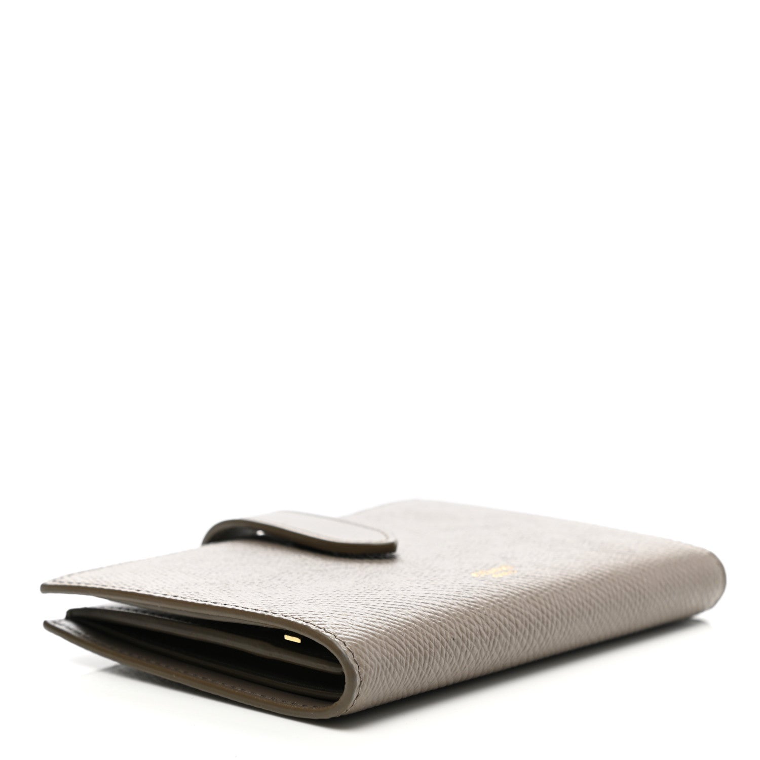 Celine Grained Calfskin Medium Multifunction Strap Wallet Pebble 4 of 8