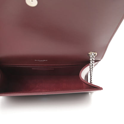 Saint Laurent Smooth Calfskin Medium Classic Monogram Kate Tassel Satchel Rouge Legion 5 of 12