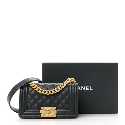 Chanel Caviar Quilted Small Boy Flap Black 11 of 11