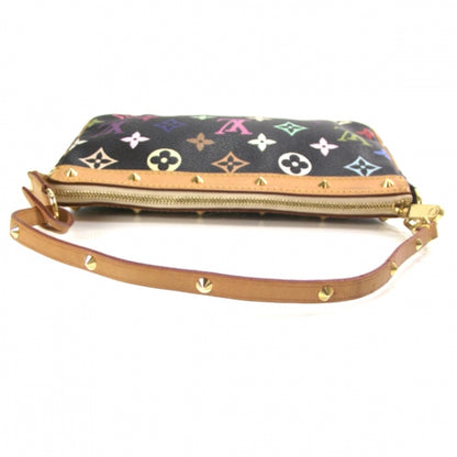 Louis Vuitton Monogram Multicolor Pochette Accessories Black 6 of 9