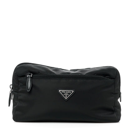 Prada Tessuto Nylon Pouch Black 1 of 12