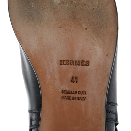 Hermes Calfskin Neo Low Boots 41 Black 7 of 8