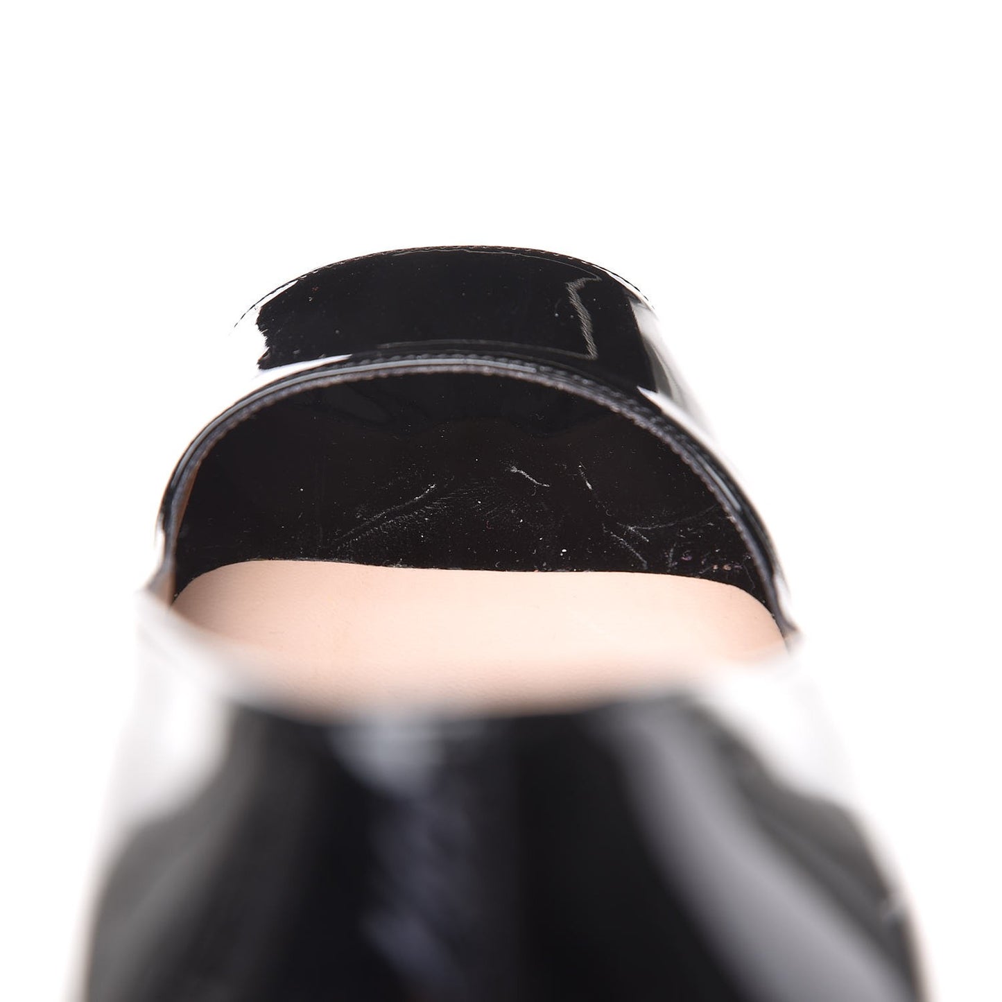 Patent Peep Toe CC Pumps 38.5 Black