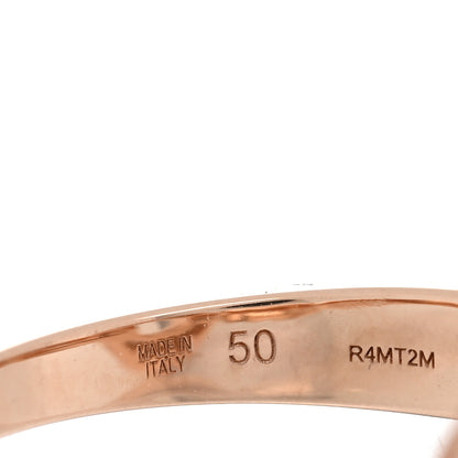 Bulgari 18K Rose Gold Diamond Mother of Pearl BVLGARI BVLGARI Ring 50 5.25 4 of 4