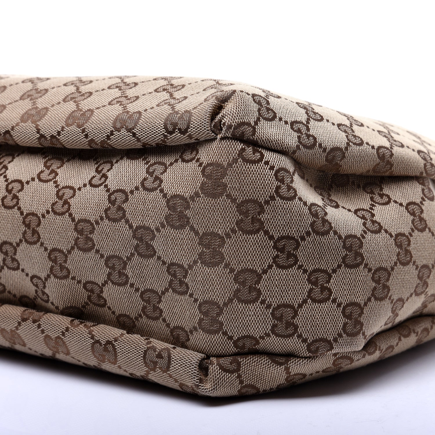 Gucci Monogram Large New Ladies Web Hobo Dark Brown 7 of 14