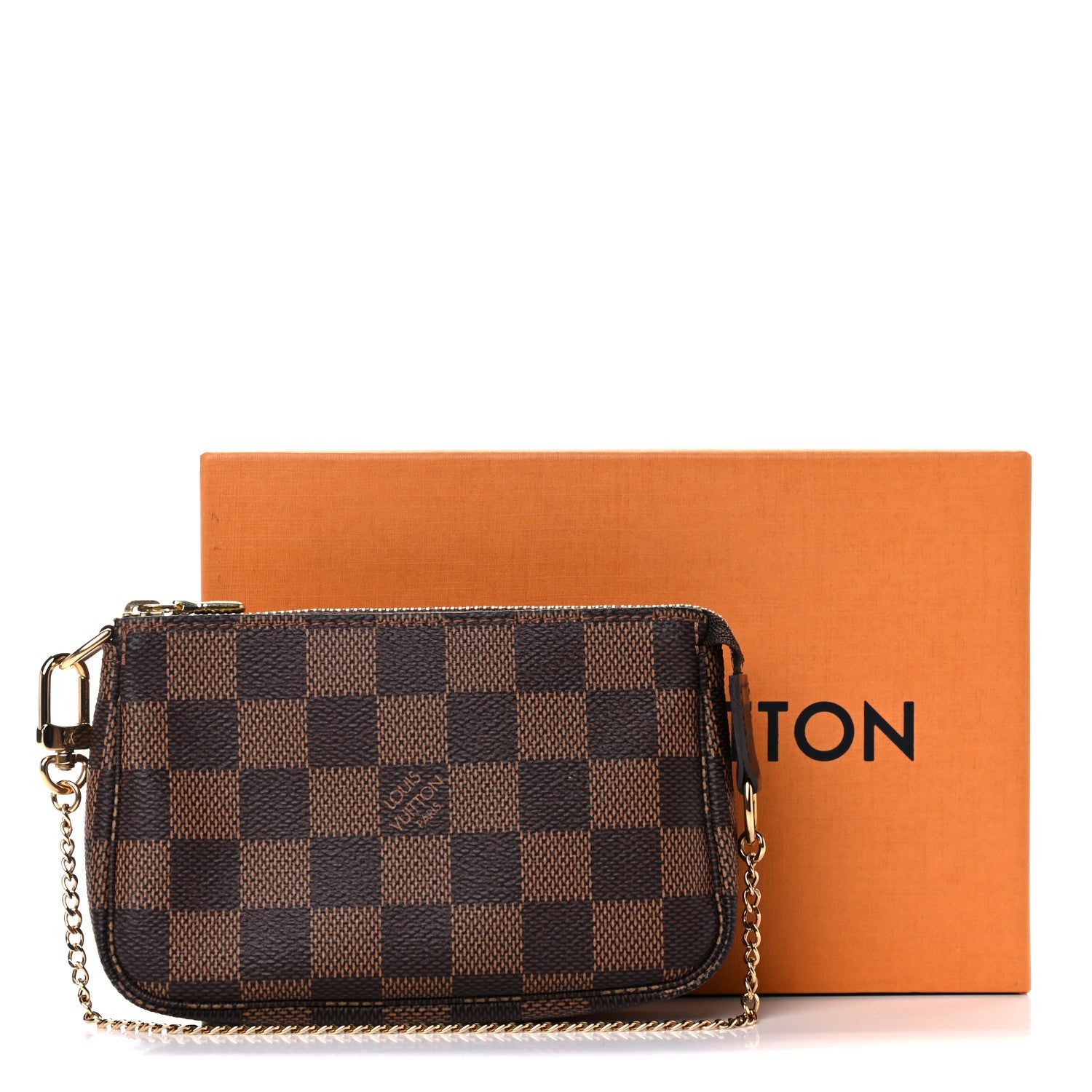 Louis Vuitton Damier Ebene Mini Pochette Accessories 11 of 11