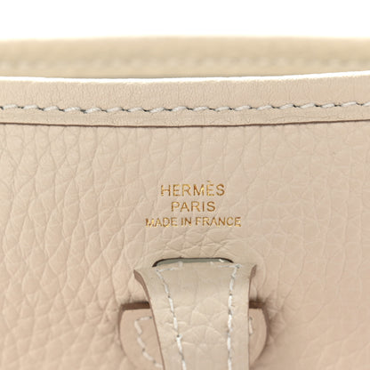 Hermes Taurillon Clemence Evelyne TPM Craie 6 of 11