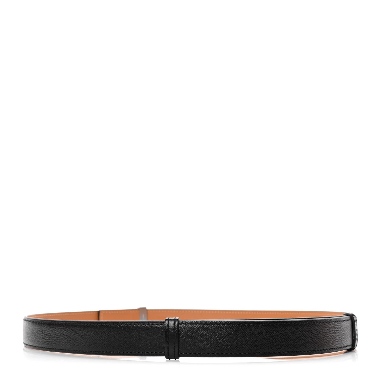 Hermes Madame Calfskin 24mm Collier De Chien Belt Black 2 of 4