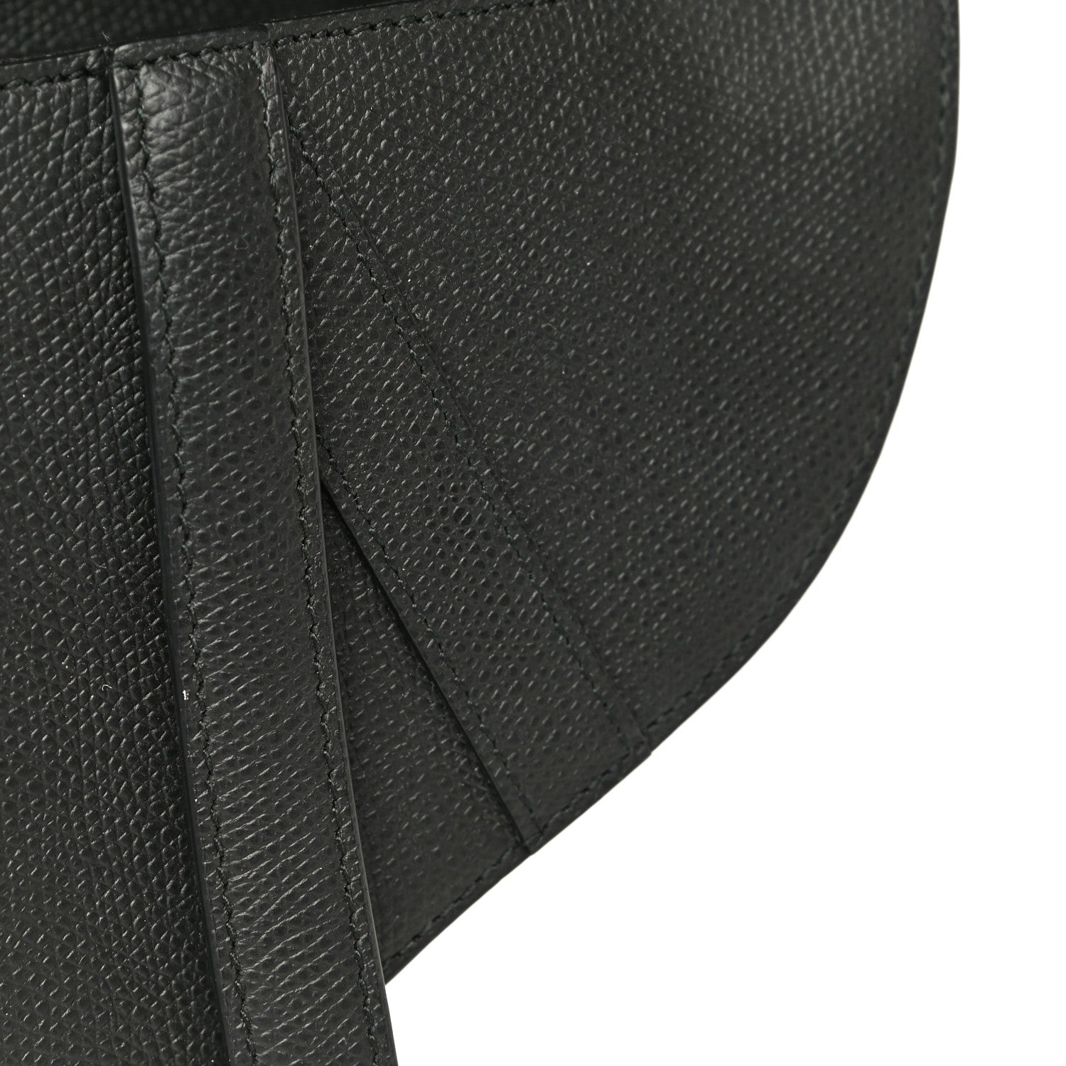 Christian Dior Grained Calfskin Mini Saddle Bag Black 15 of 16