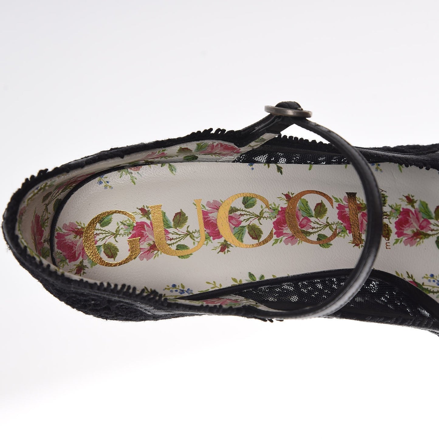 Lace Pizzo Venice Pumps 37.5 Black