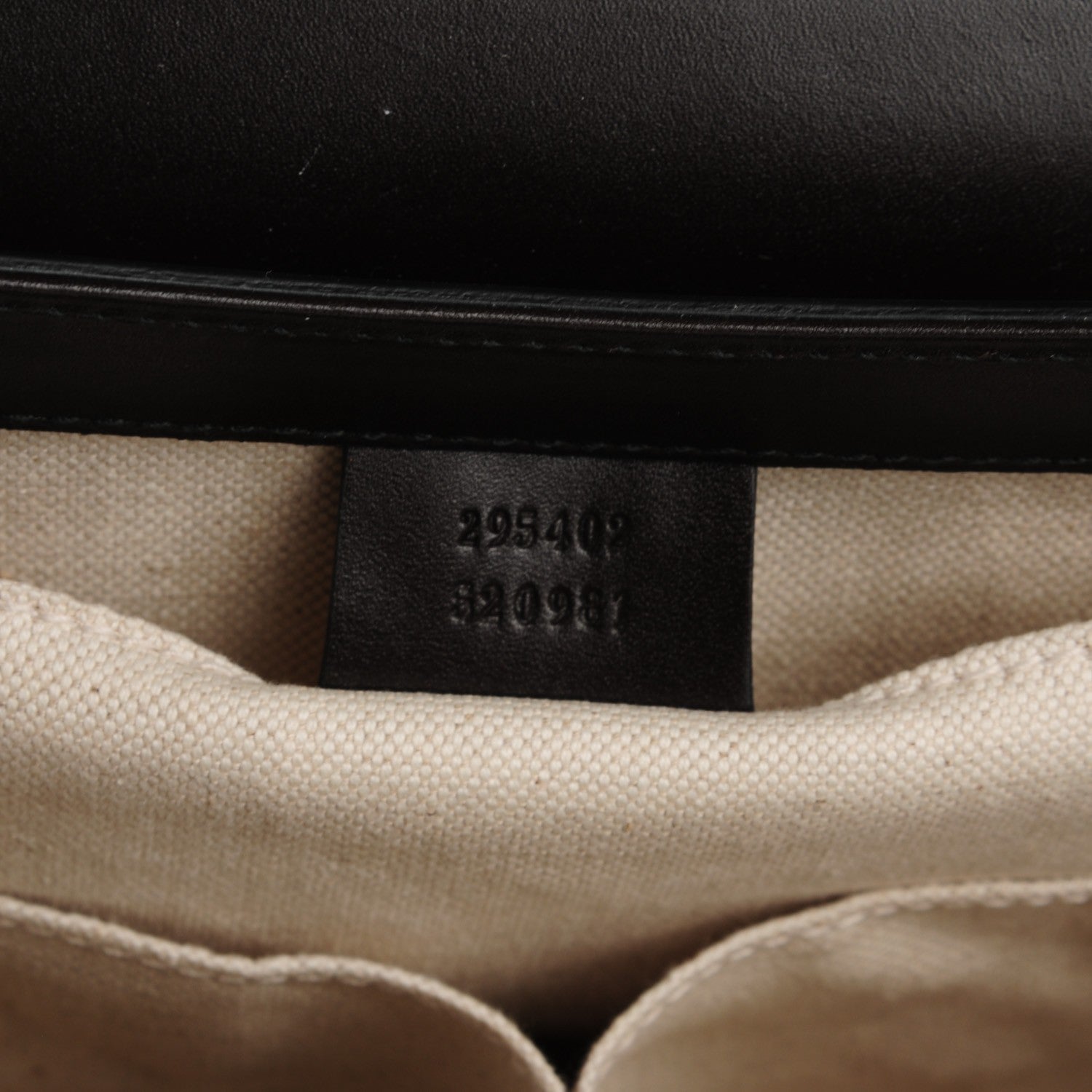 Gucci Monogram Margaux Calfskin Medium Emily Chain Shoulder Bag Beige Ebony Cocoa 6 of 7