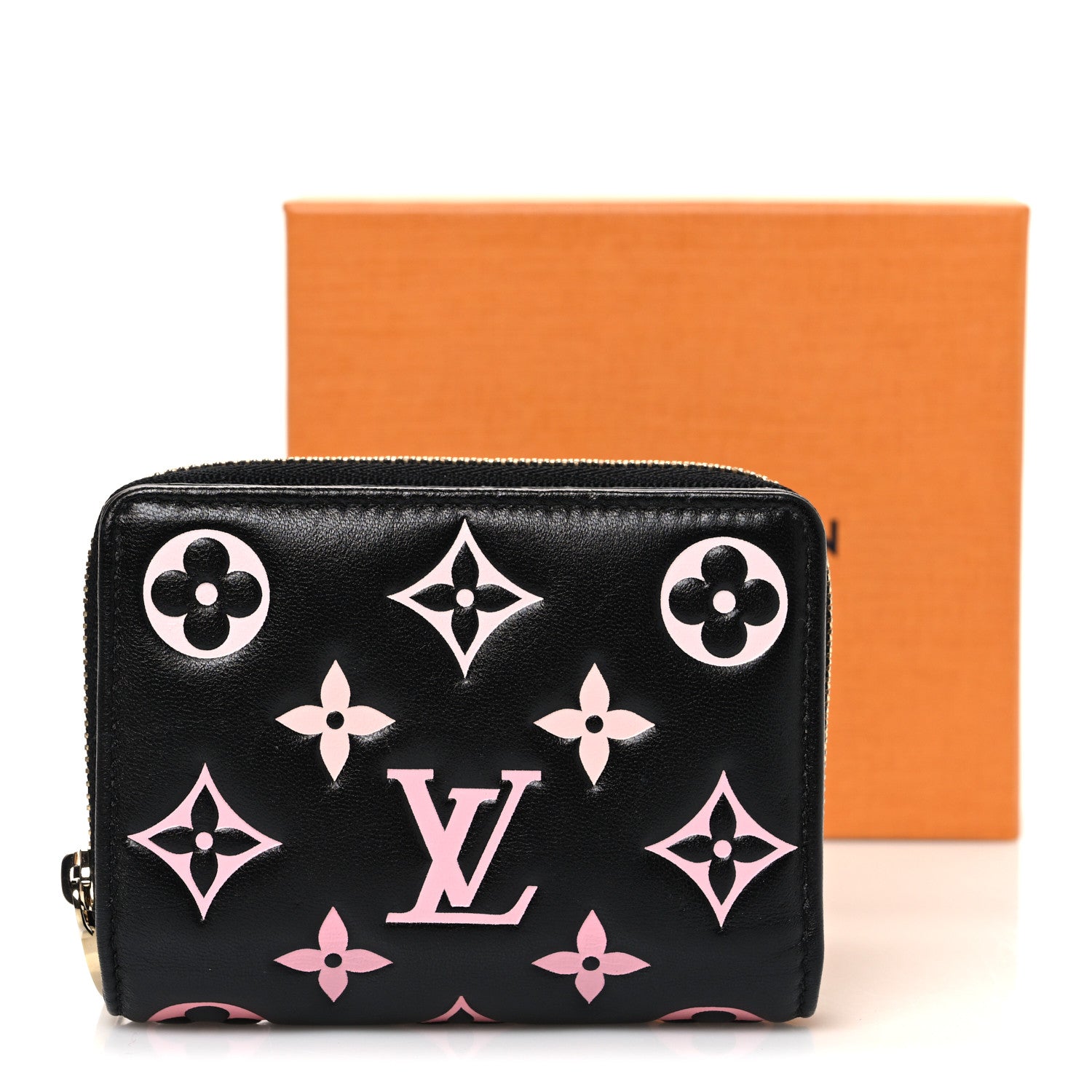 Louis Vuitton Lambskin Embossed Monogram LV Ski Lou Coussin Wallet