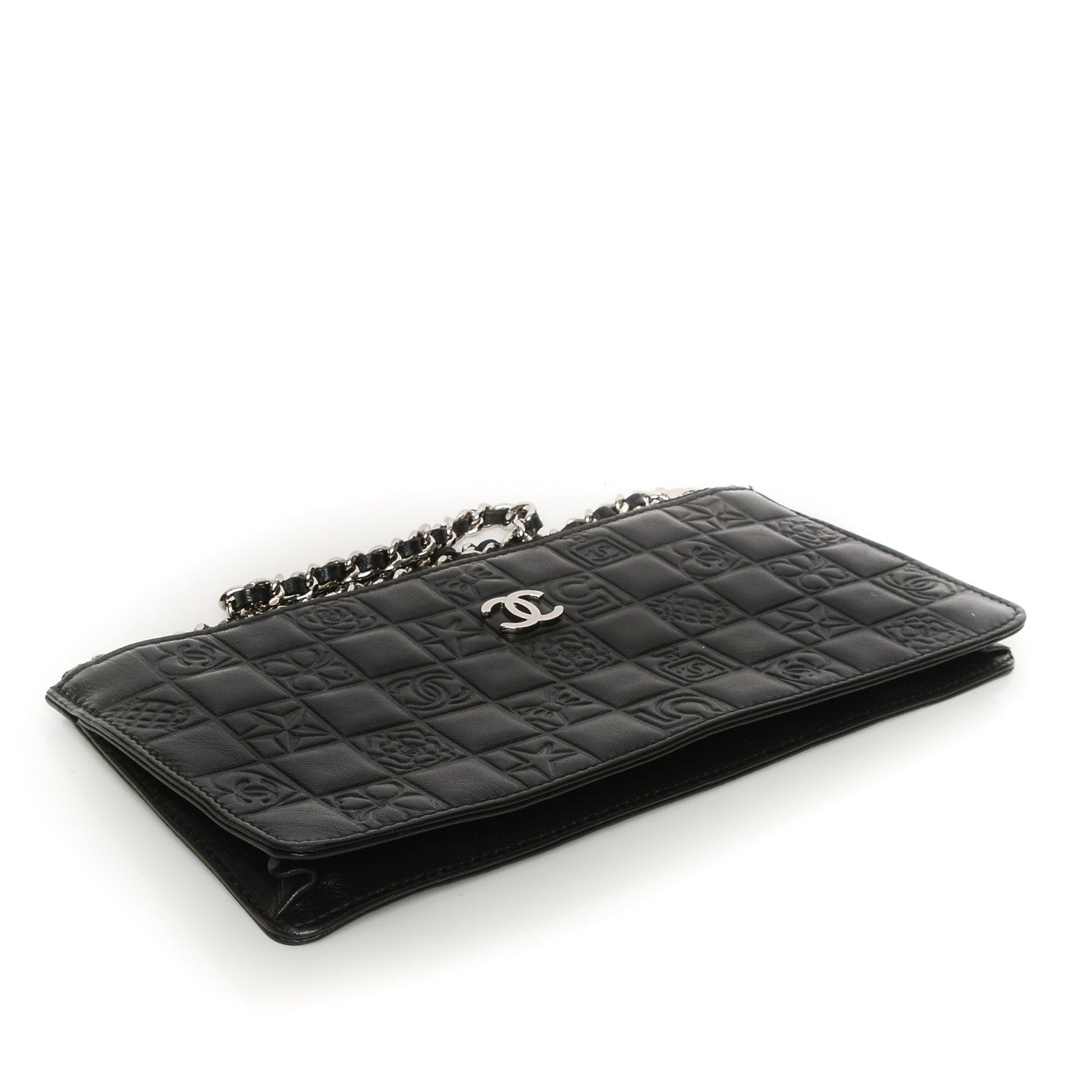Chanel Lambskin Precious Symbols Pochette Black 4 of 6