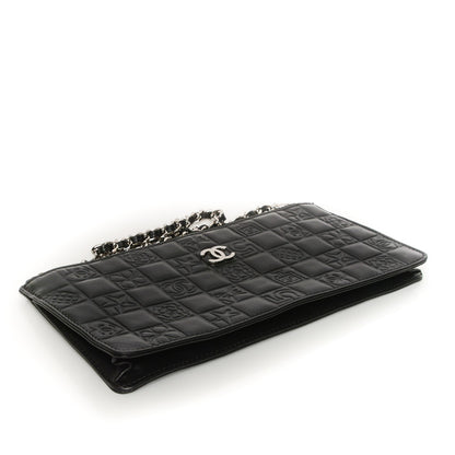 Chanel Lambskin Precious Symbols Pochette Black 4 of 6