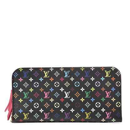 Louis Vuitton Monogram Multicolor Insolite Wallet Black Grenade 1 of 6