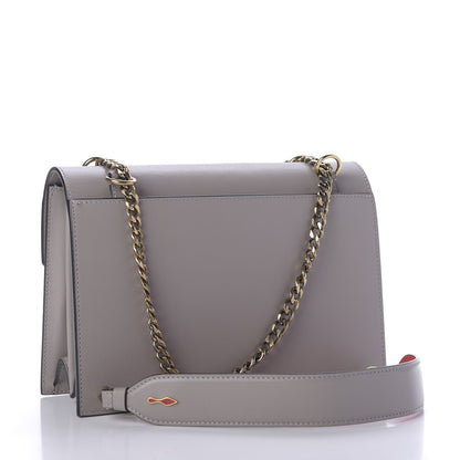 Christian Louboutin Calfskin Large Elisa Shoulder Bag Fume 3 of 9
