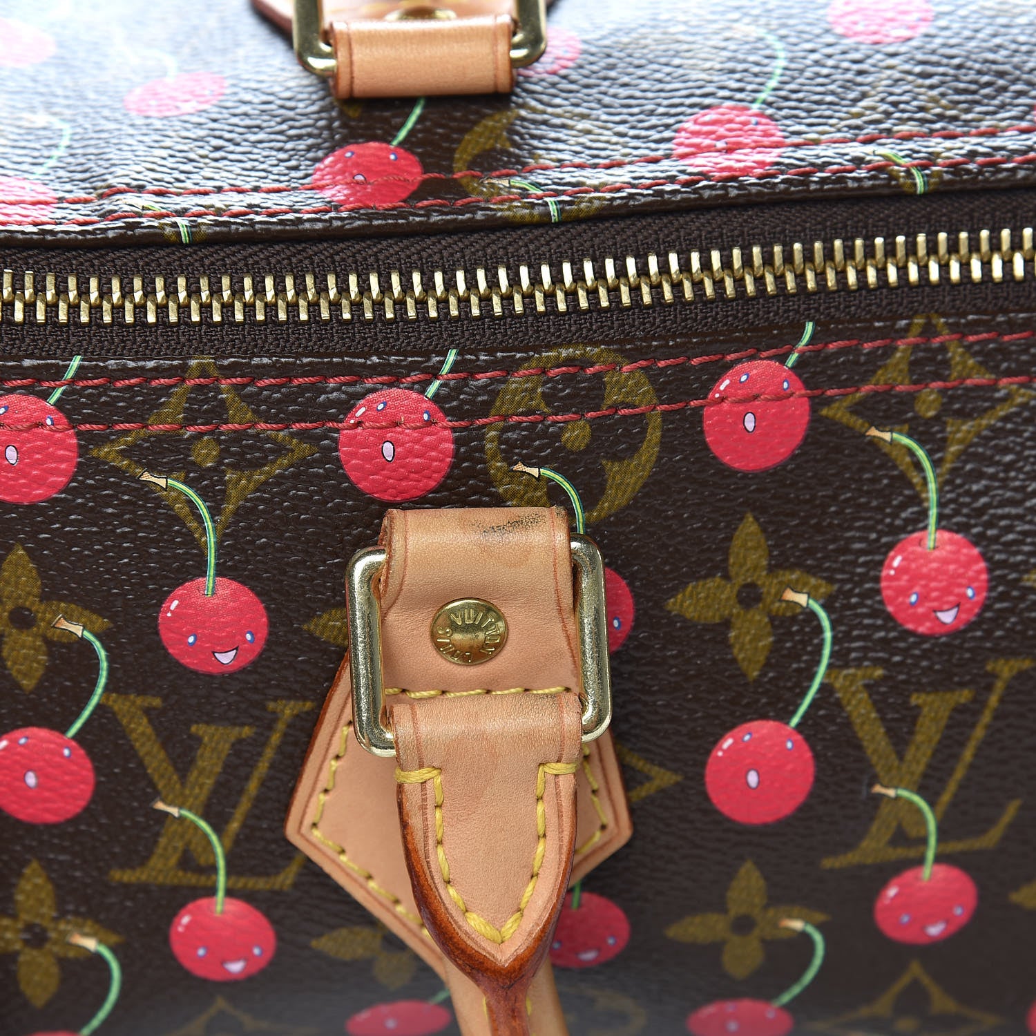 Louis Vuitton Monogram Cerises Speedy 25 7 of 15