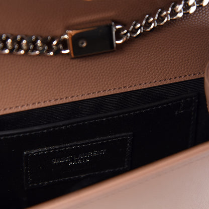 Saint Laurent Grain De Poudre Small Monogram Kate Satchel Fard 6 of 9