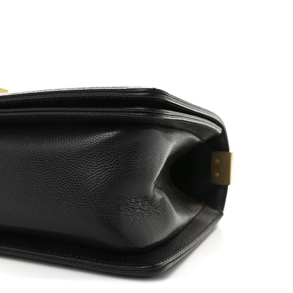Chanel Caviar Quilted Medium Boy Flap Black 10 of 10